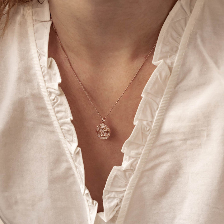 Pisces Zodiac Pendant Necklace