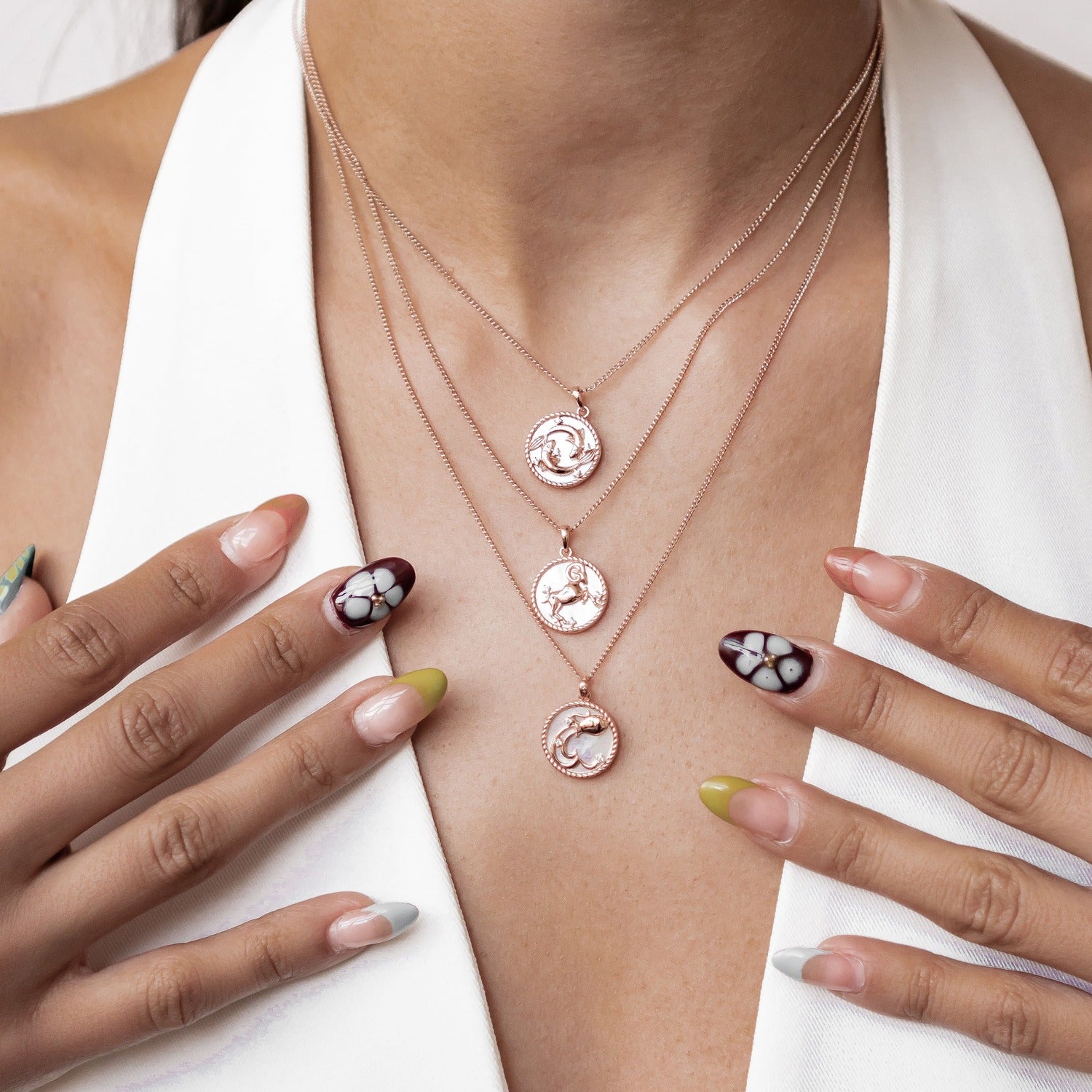 Collier pendentif zodiaque Poissons