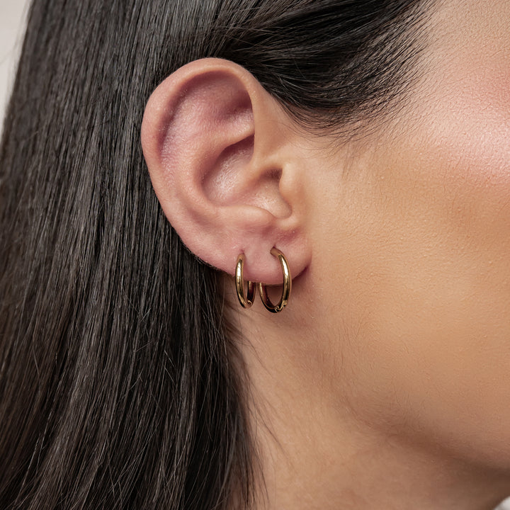 Pendientes Aro Simples Waterproof