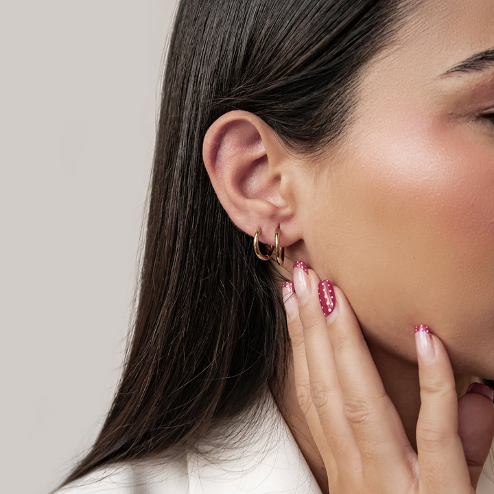 Pendientes Aro Simples Waterproof