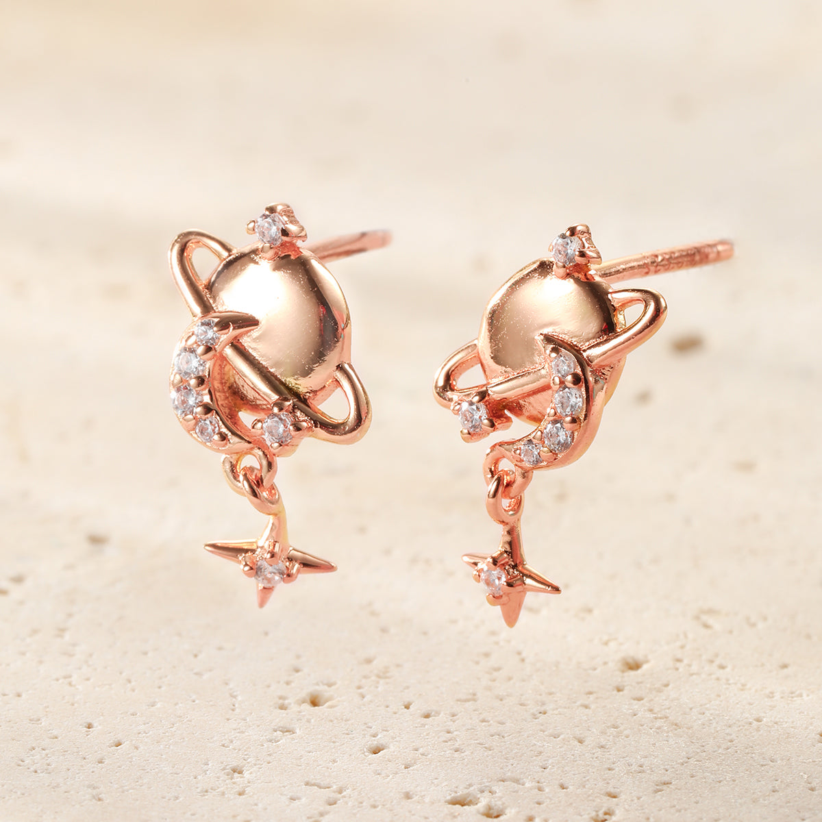 Boucles d’oreilles Planète Sterling Argent