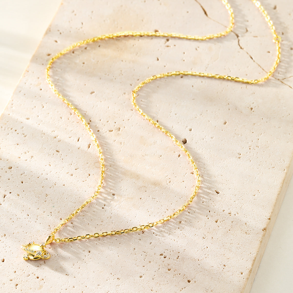 Collier Pendentif Planète Sterling Argent