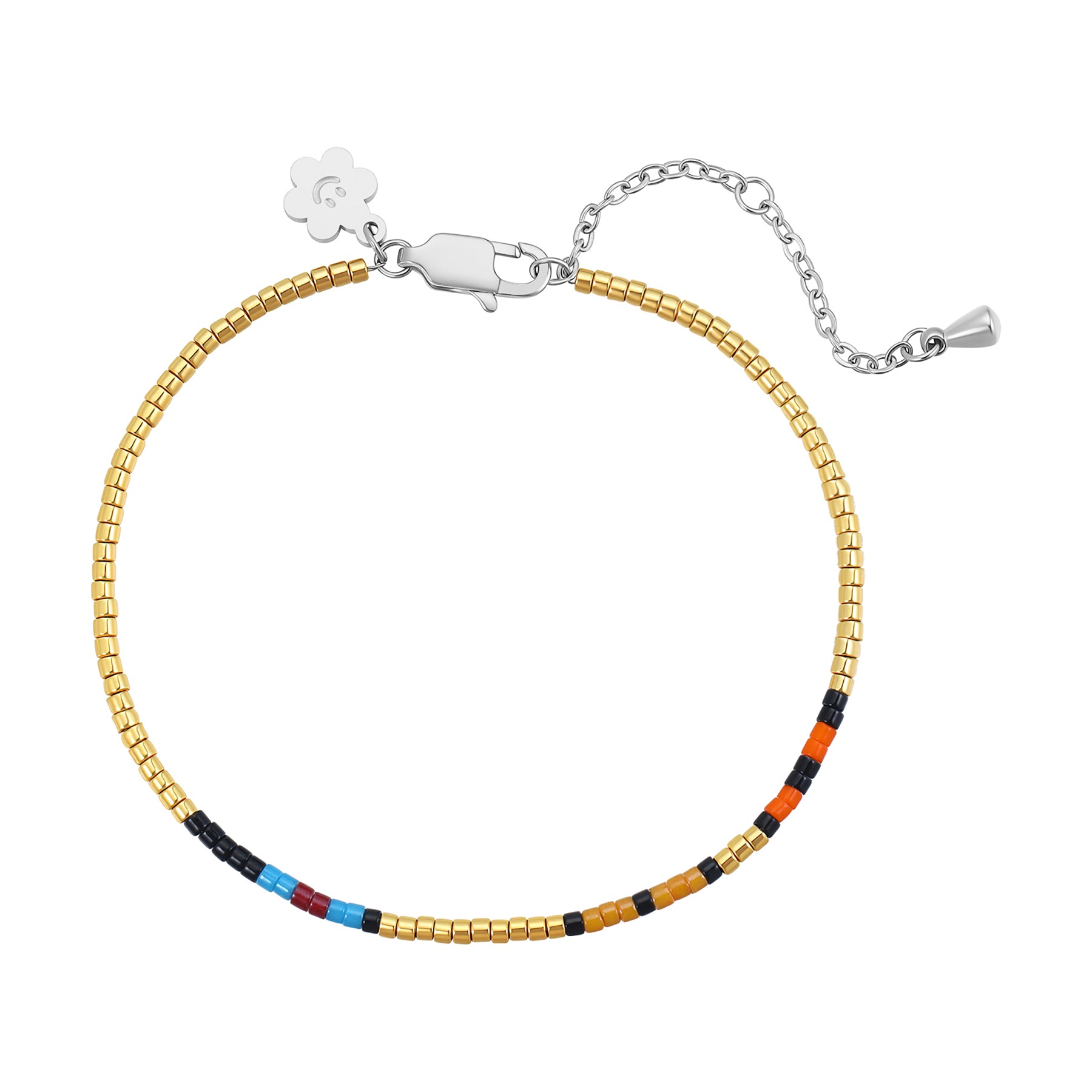 Buntes Perlenarmband – Wasserfest