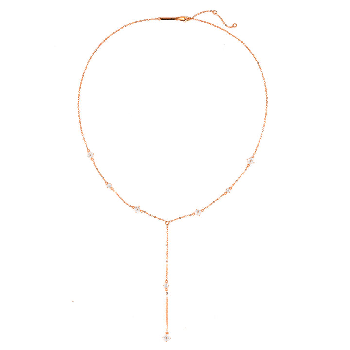 Collier Chaîne Y Posy Argent 925 en Or