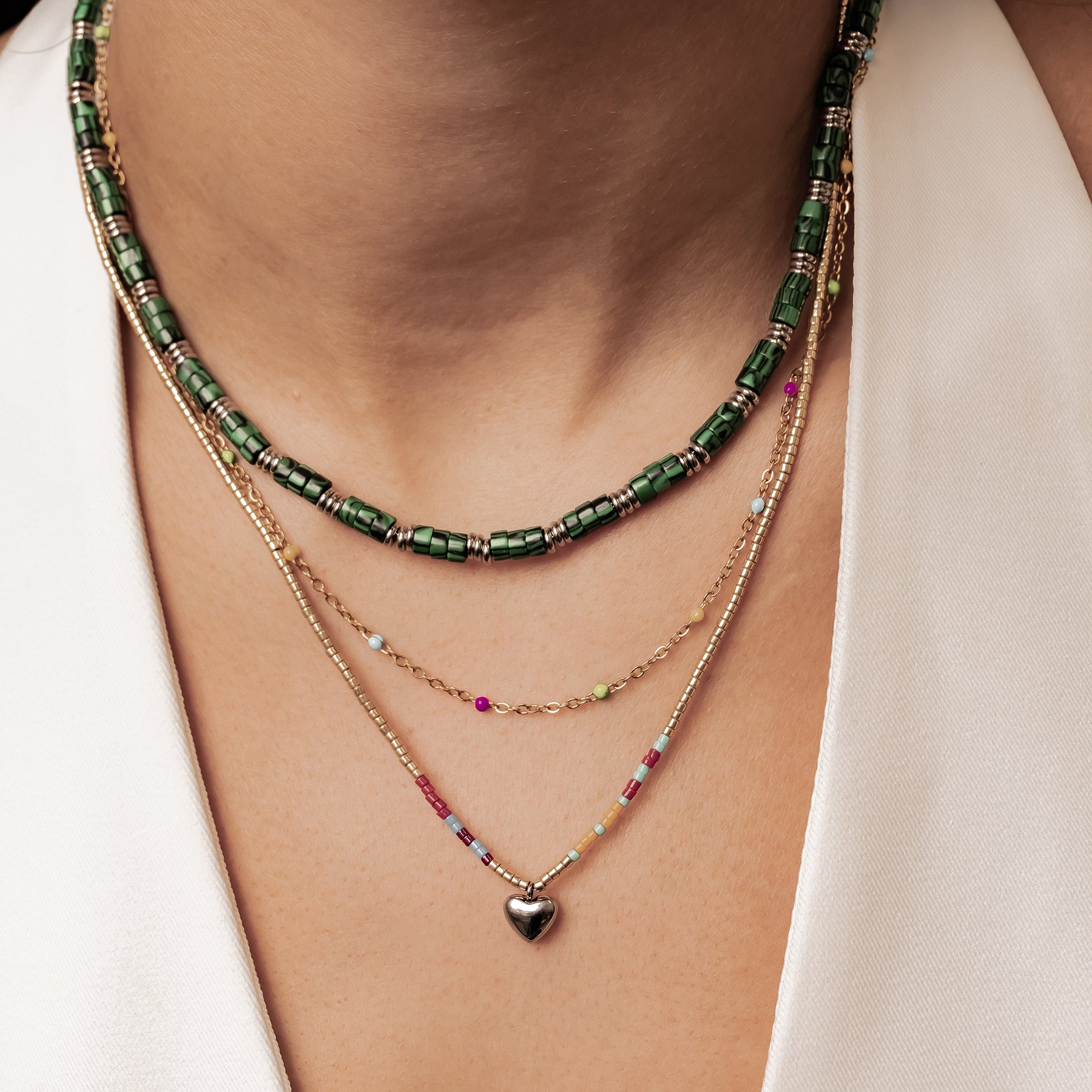 Rainbow Bead Bracelet Waterproof