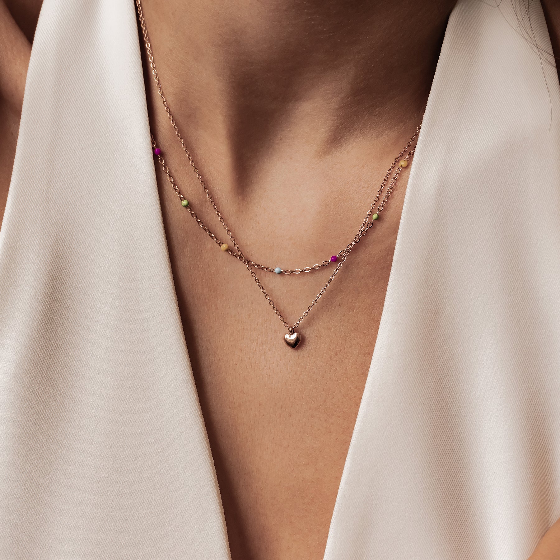 Rainbow Bead Bracelet Waterproof