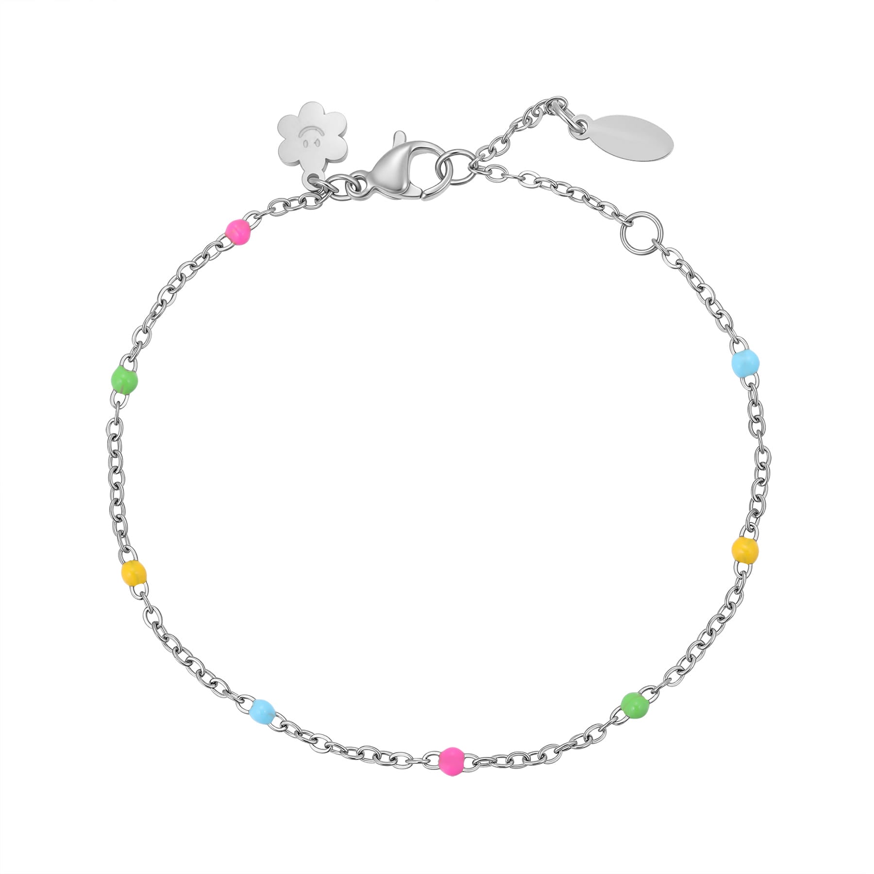 Rainbow Bead Bracelet Waterproof