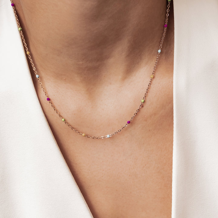 Collar Dots Arcoíris Waterproof