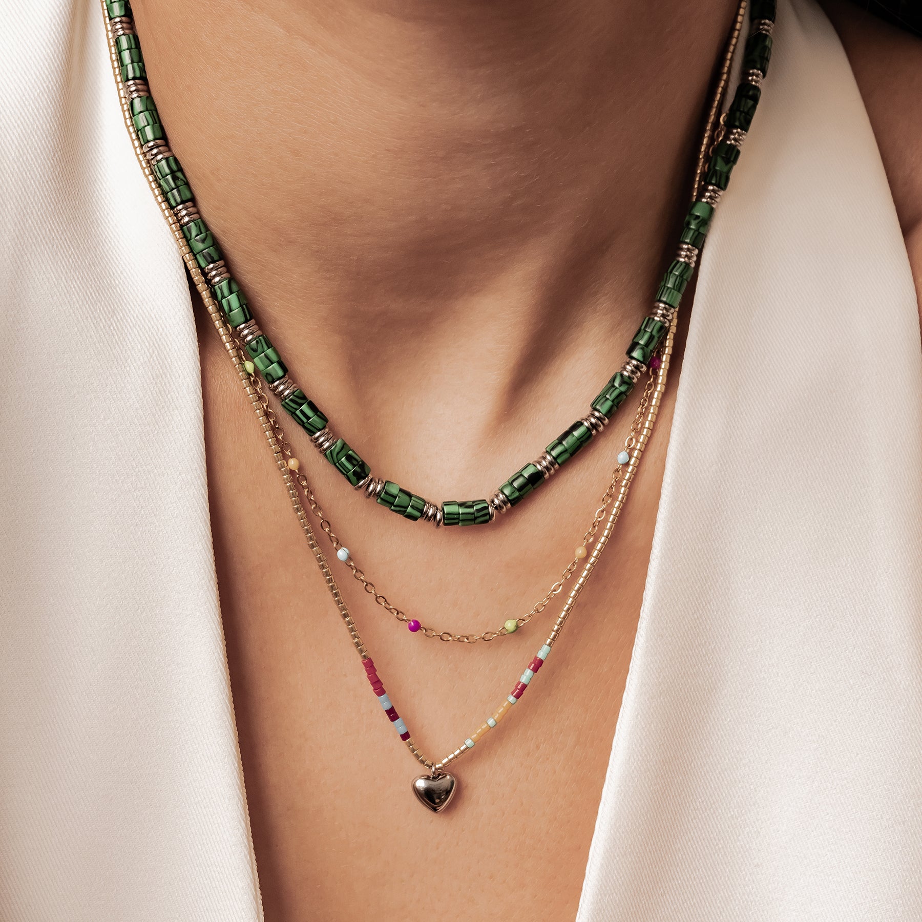 Collar Dots Arcoíris Waterproof