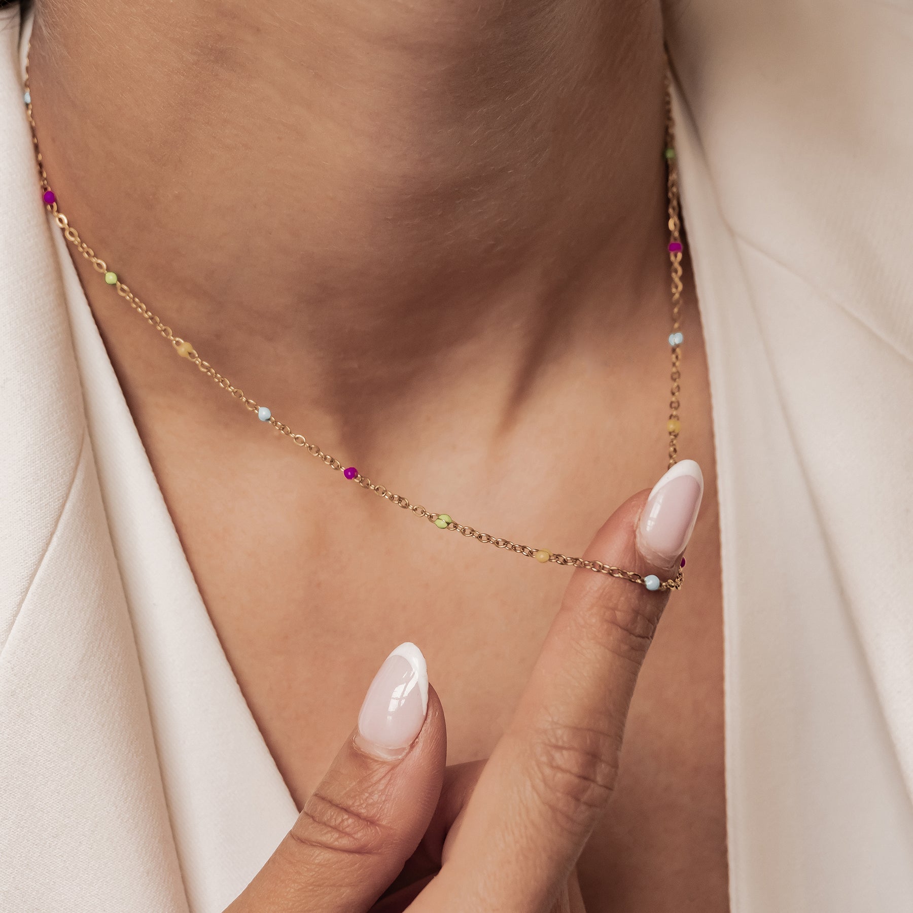 Collar Dots Arcoíris Waterproof