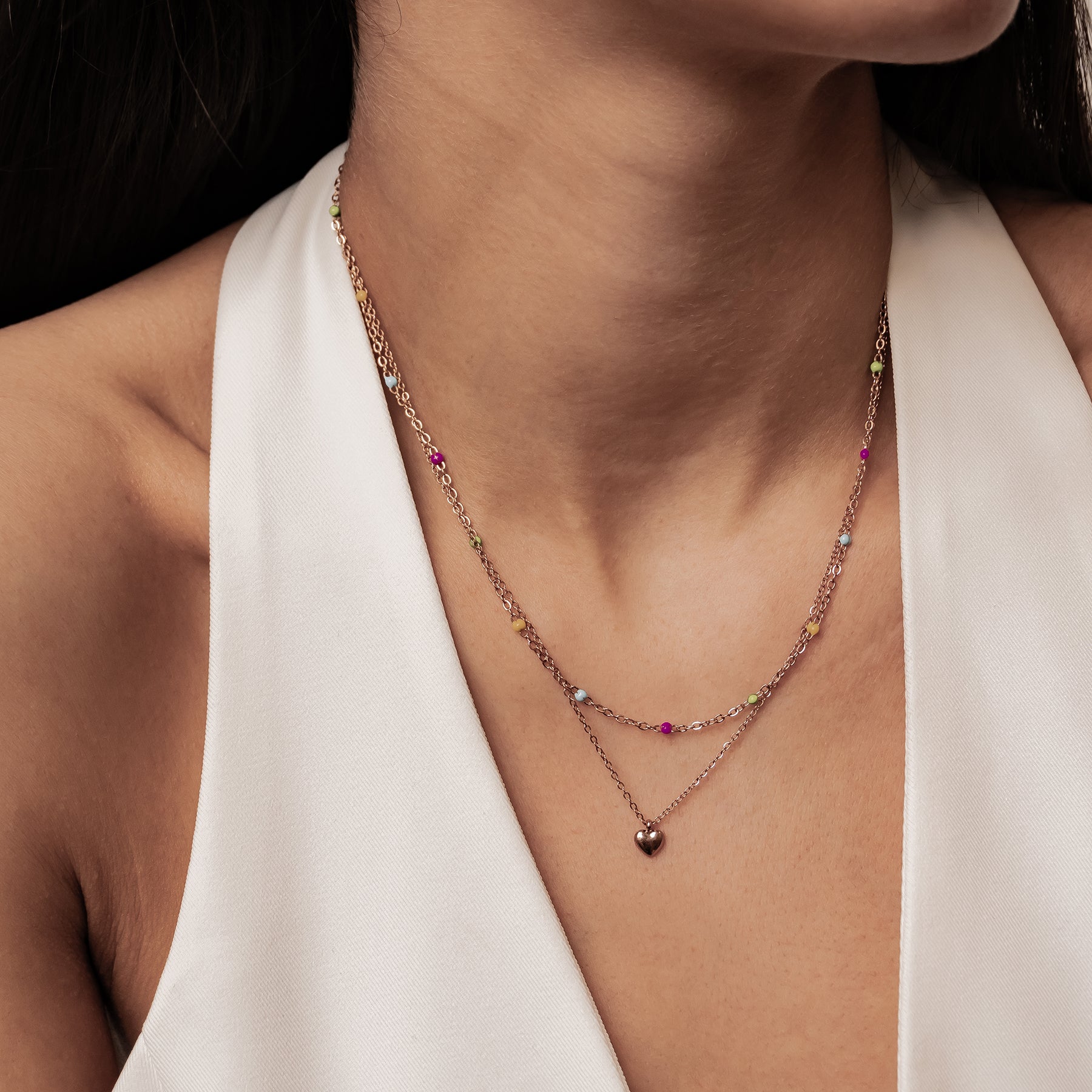 Collar Dots Arcoíris Waterproof