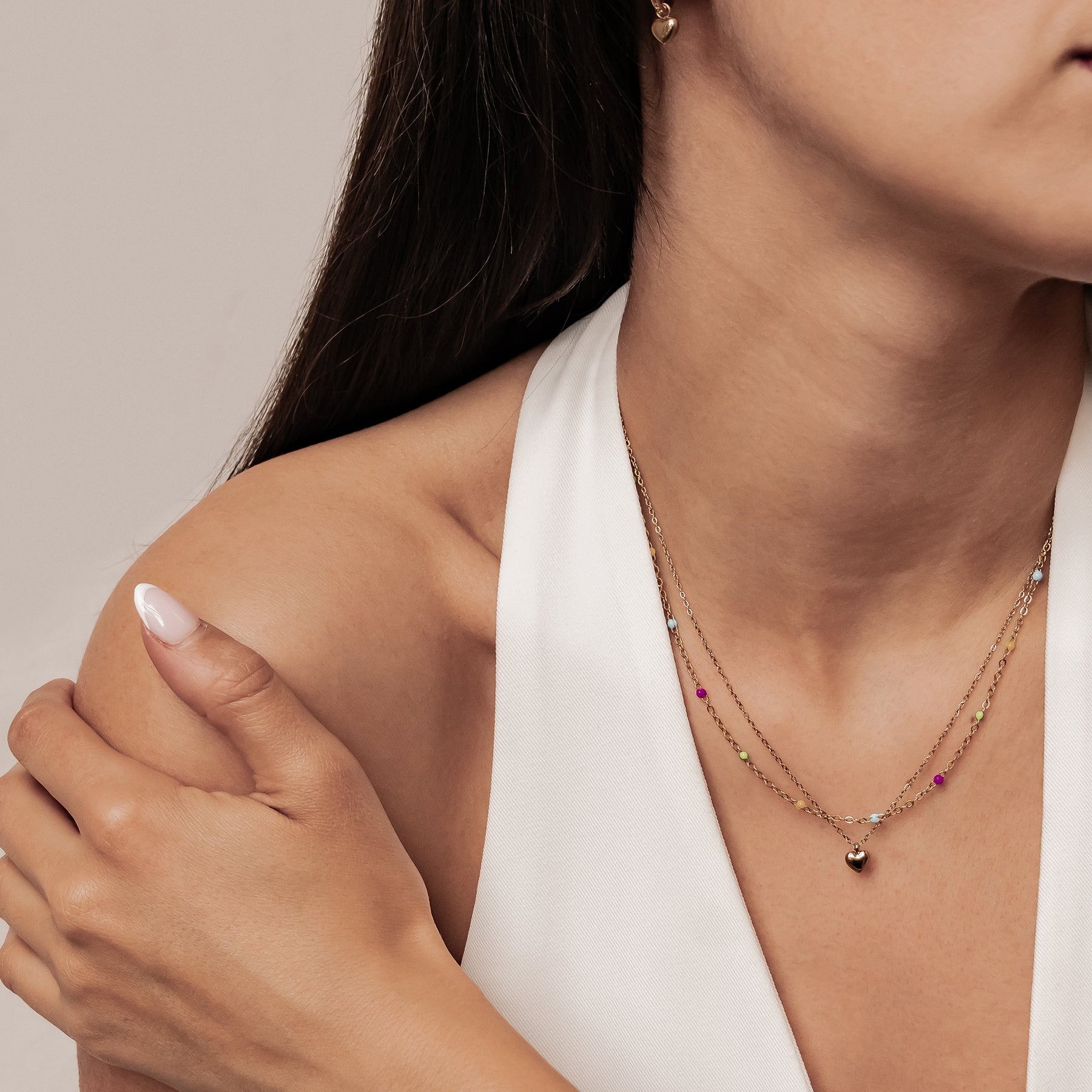 Collar Dots Arcoíris Waterproof