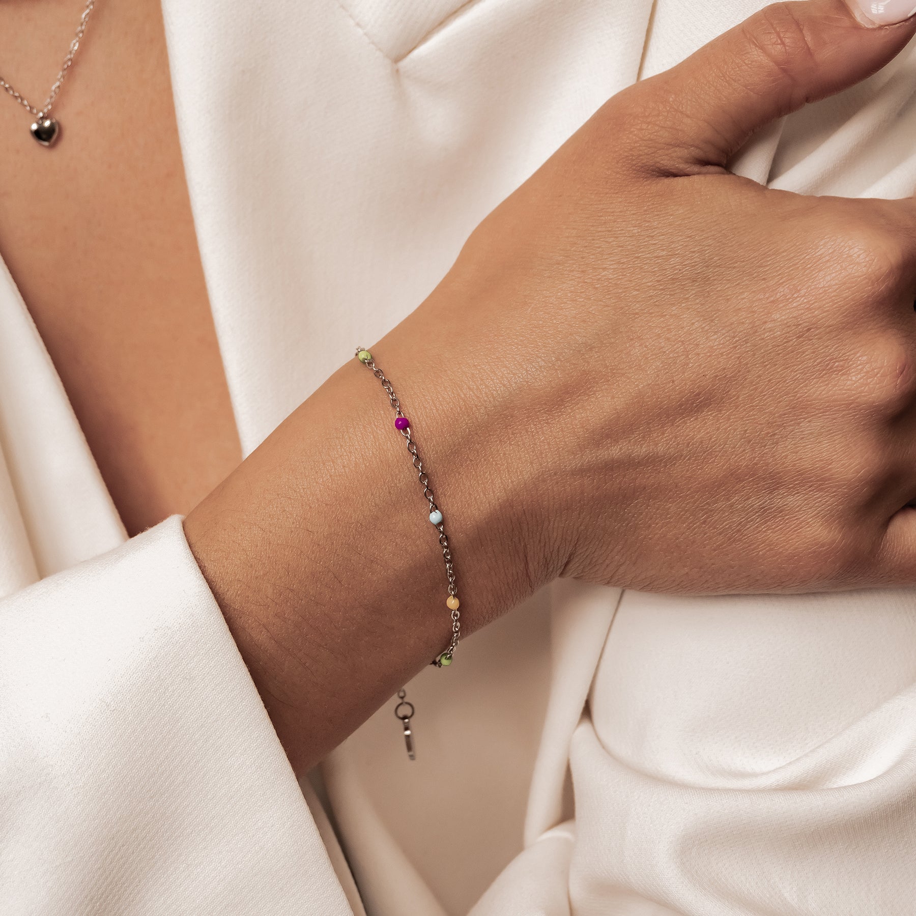 Collar Dots Arcoíris Waterproof