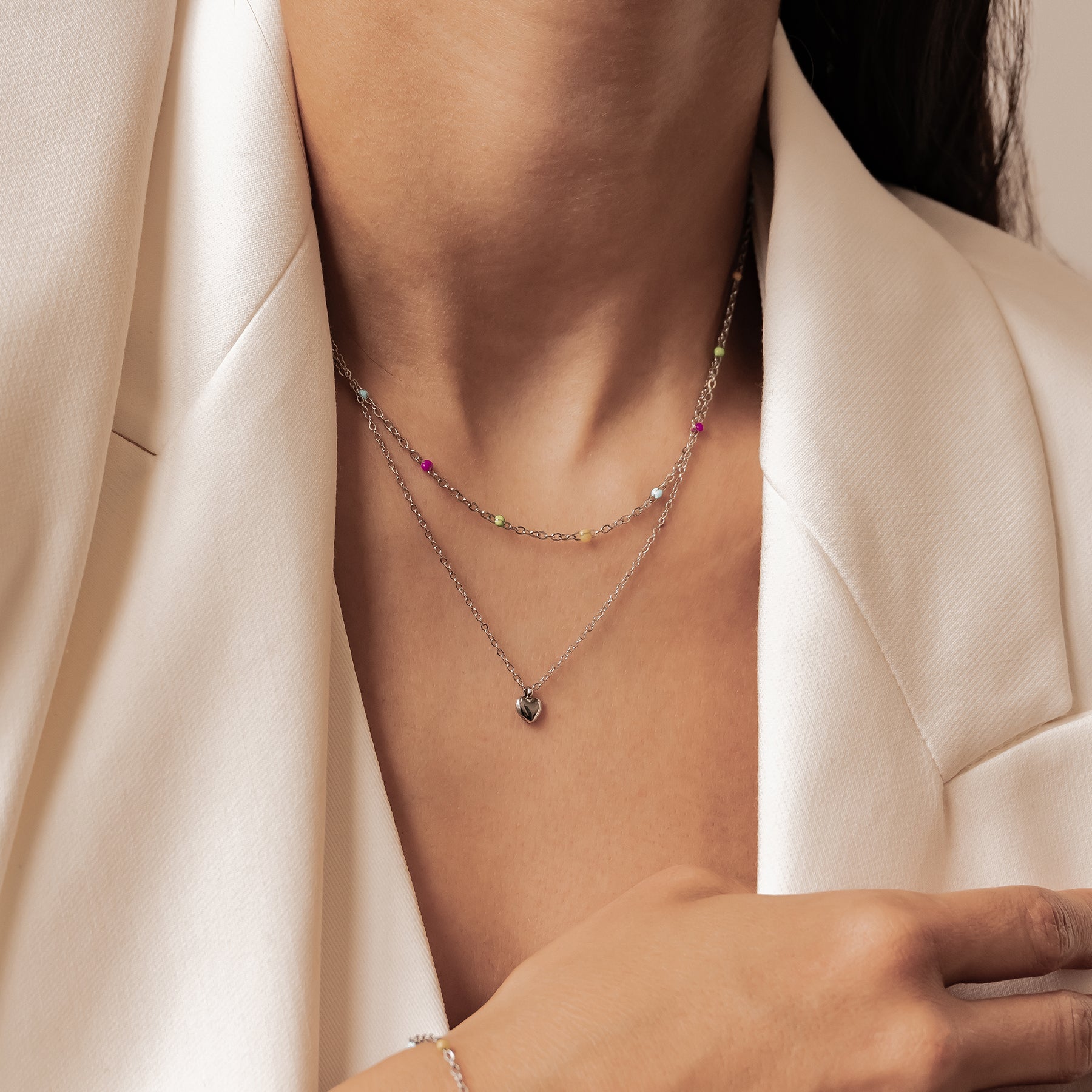 Collar Dots Arcoíris Waterproof