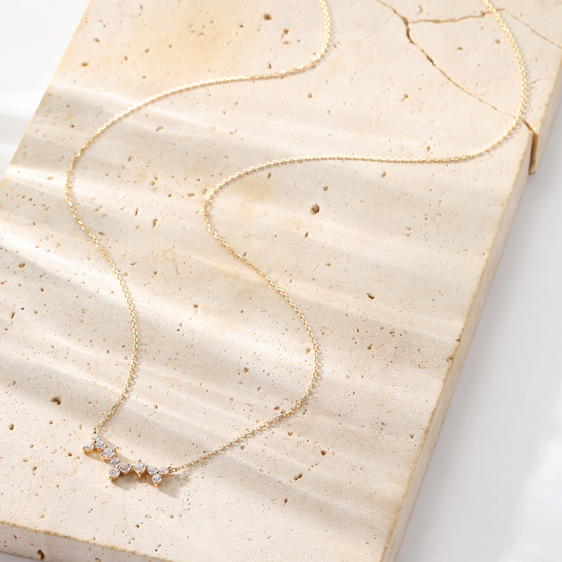 Aufschwung Kette aus 585 Gold