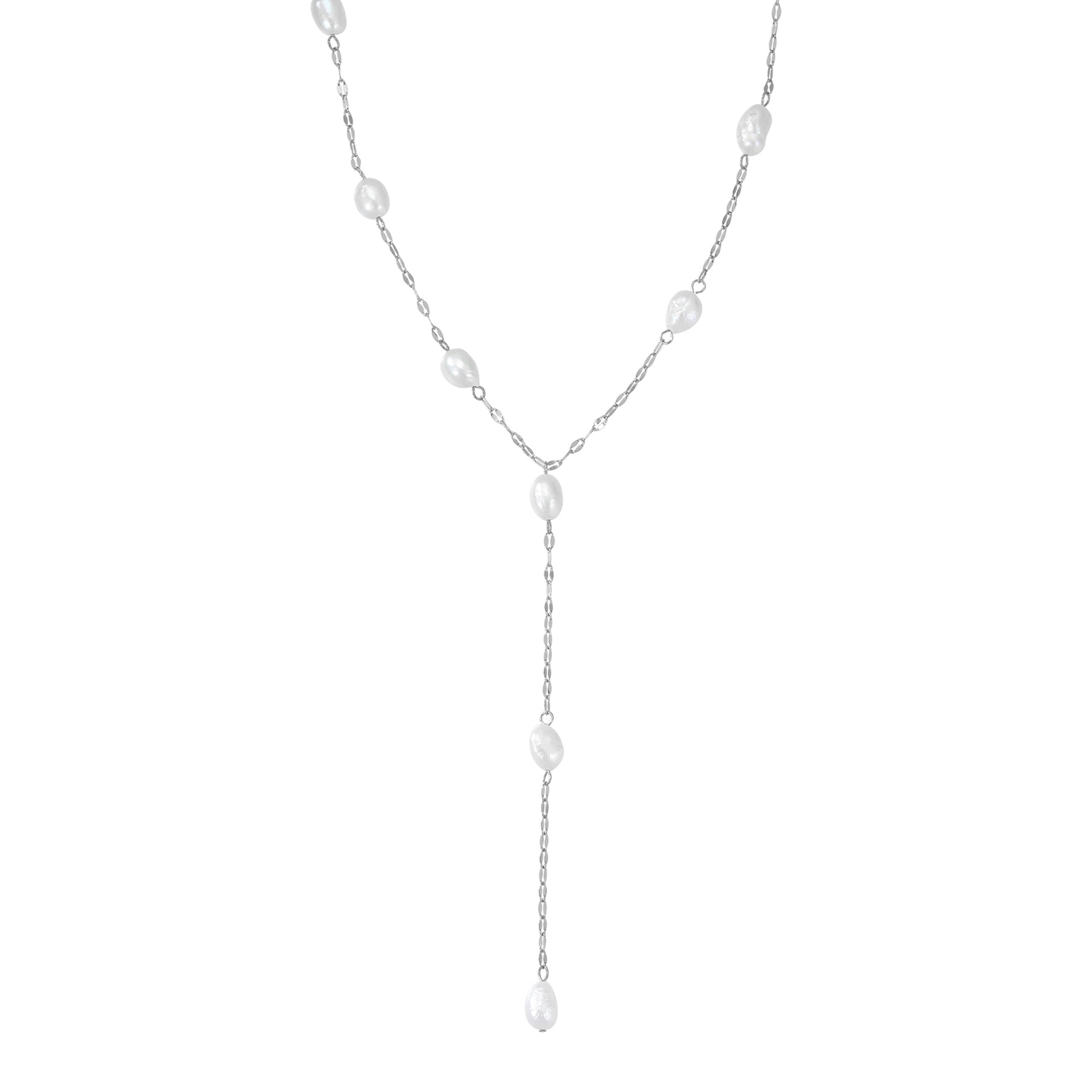 Collier Y Rolo avec Perle – Waterproof