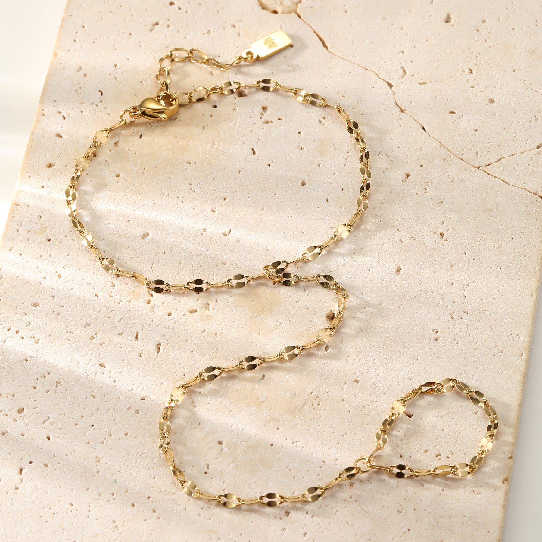 Bracelet de Main Chaîne Rolo Waterproof