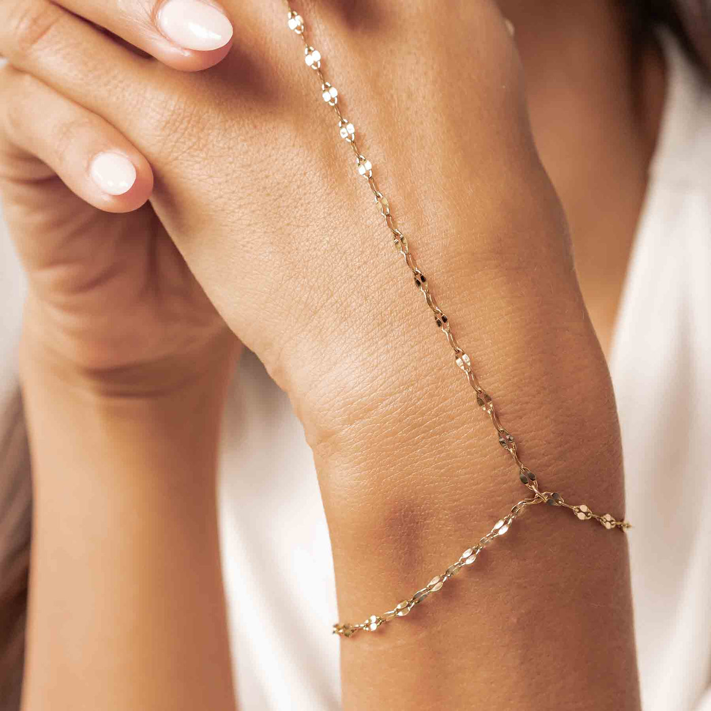 Bracelet de Main Chaîne Rolo Waterproof