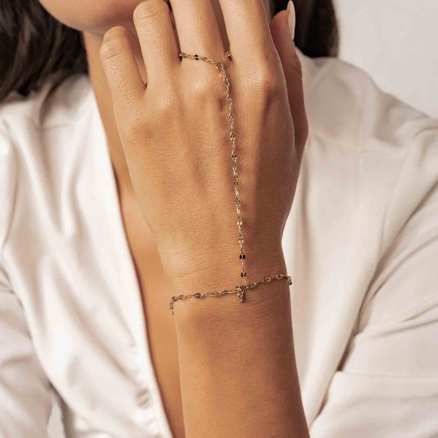 Bracelet de Main Chaîne Rolo Waterproof