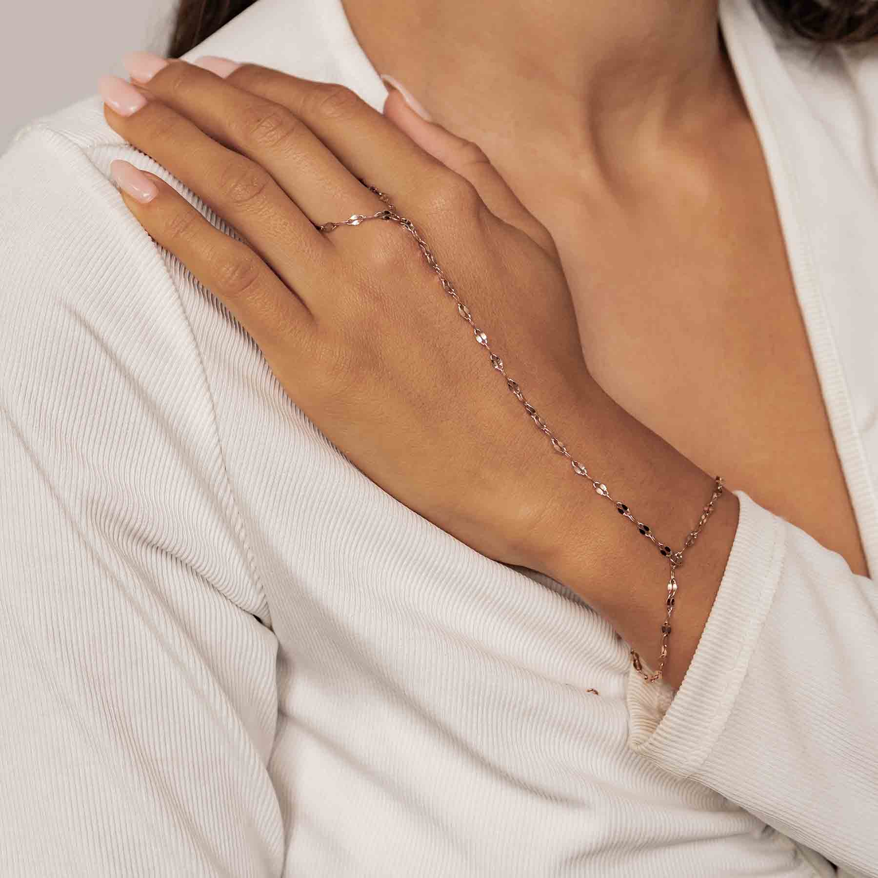 Bracelet de Main Chaîne Rolo Waterproof