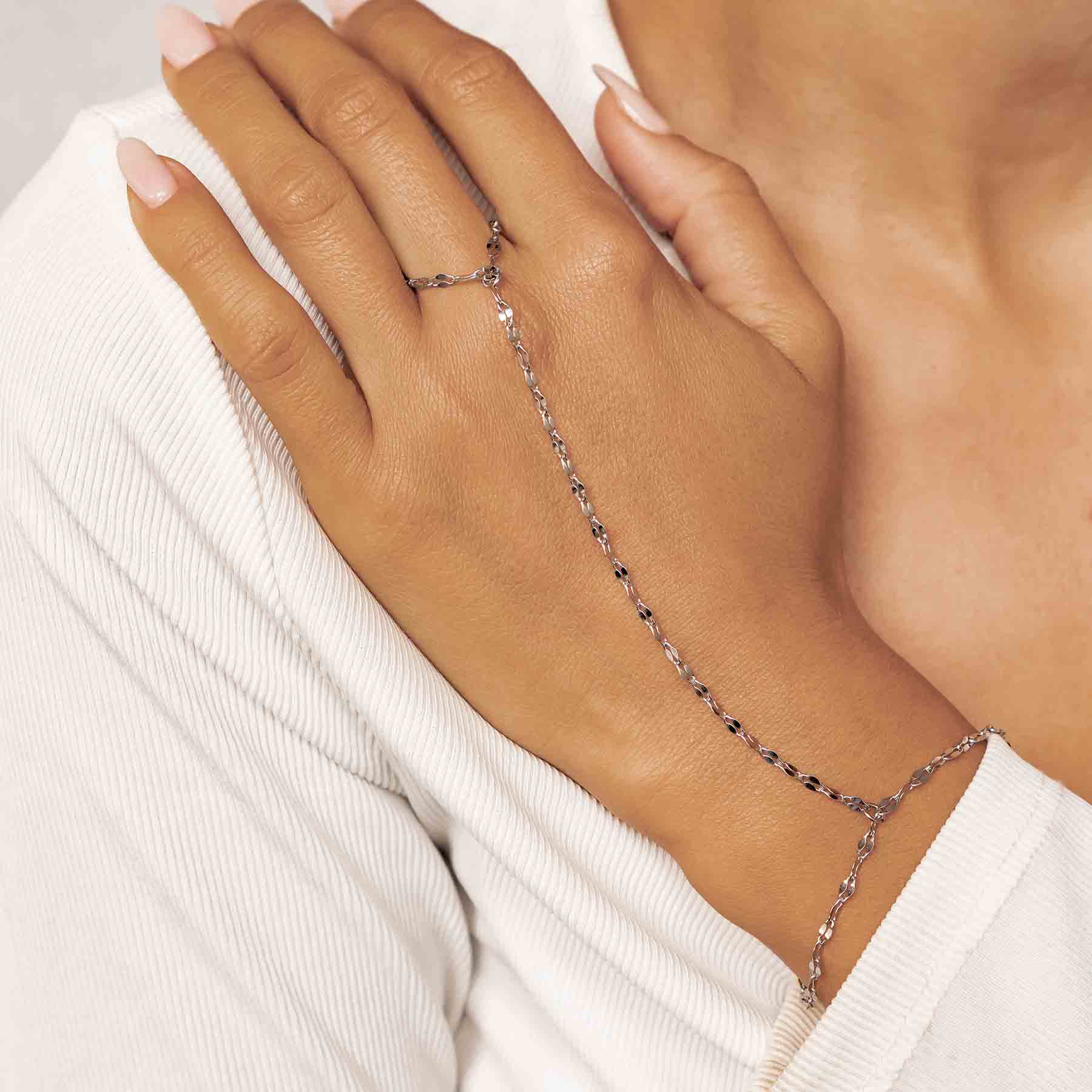 Bracelet de Main Chaîne Rolo Waterproof