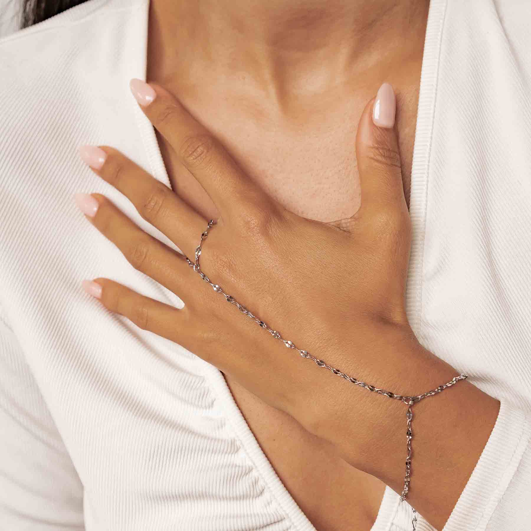 Bracelet de Main Chaîne Rolo Waterproof