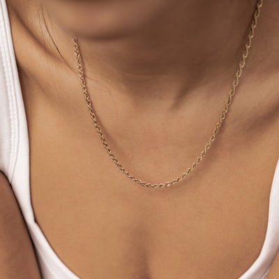 Rope Chain Necklace Waterproof