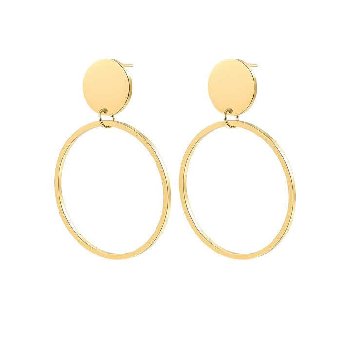 Pendientes Aros Redondos Gota Waterproof