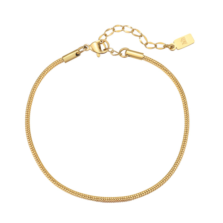 Pulsera Cadena Serpiente Redonda Waterproof 18-23cm