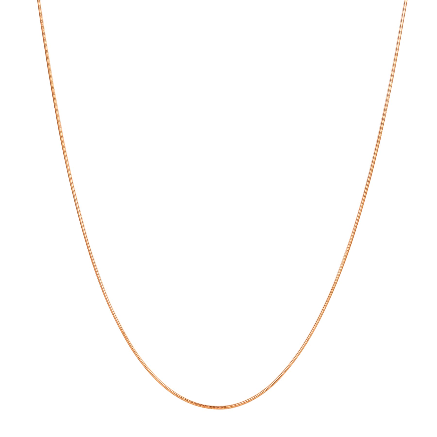 Collier Chaîne Serpent Ronde Sterling Argent