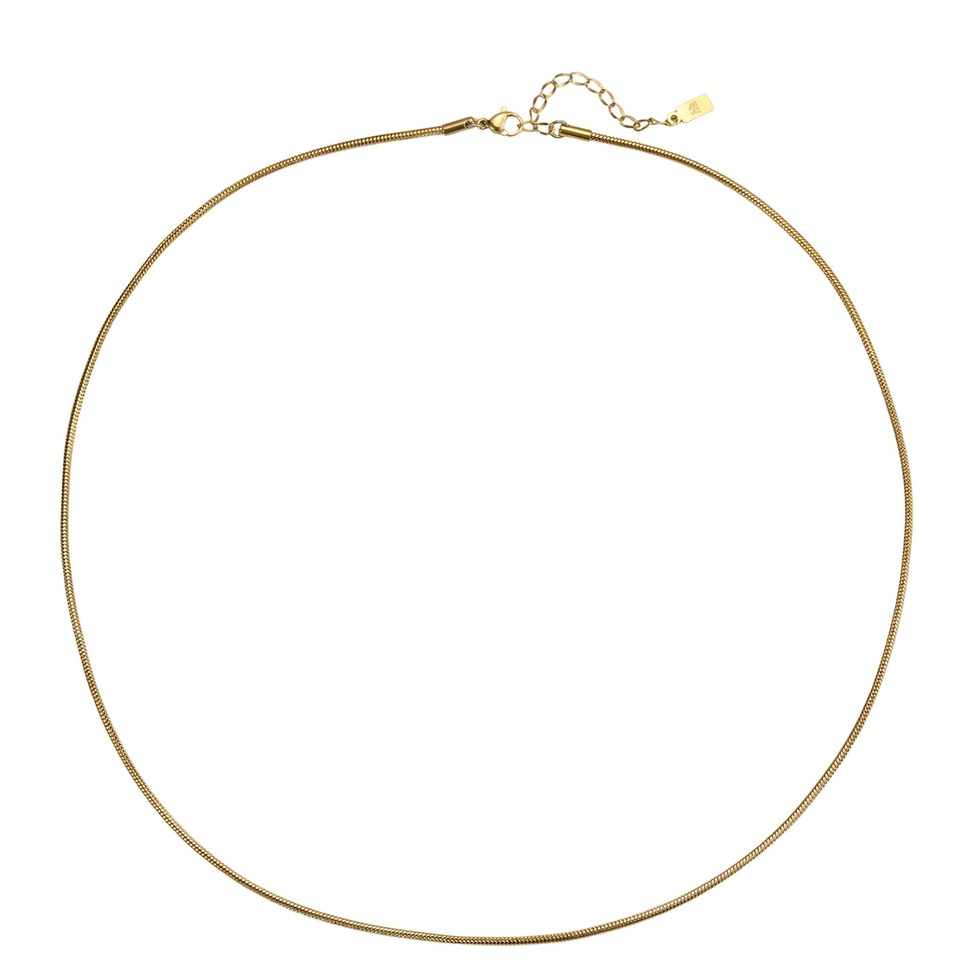 Round Snake Chain Necklace Waterproof 55-60cm