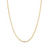 Round Snake Chain Necklace Waterproof 55-60cm