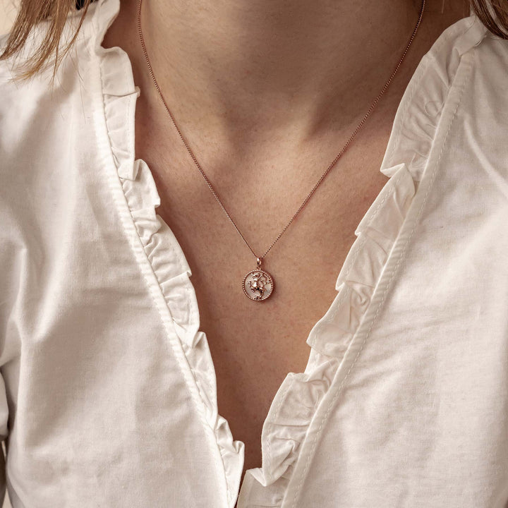 Collar Colgante Sagitario Plata de Ley 925