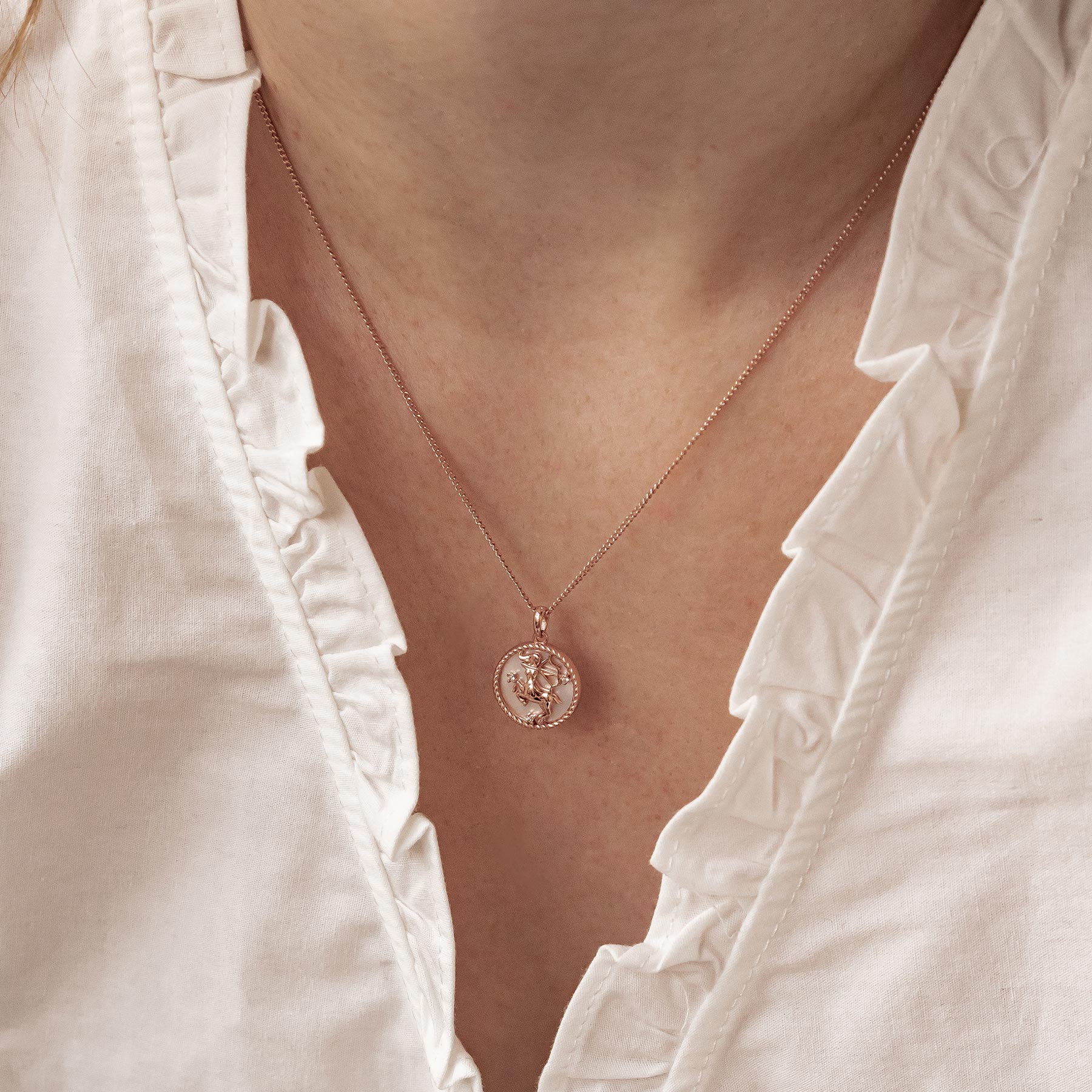 Collier pendentif zodiaque Sagittaire