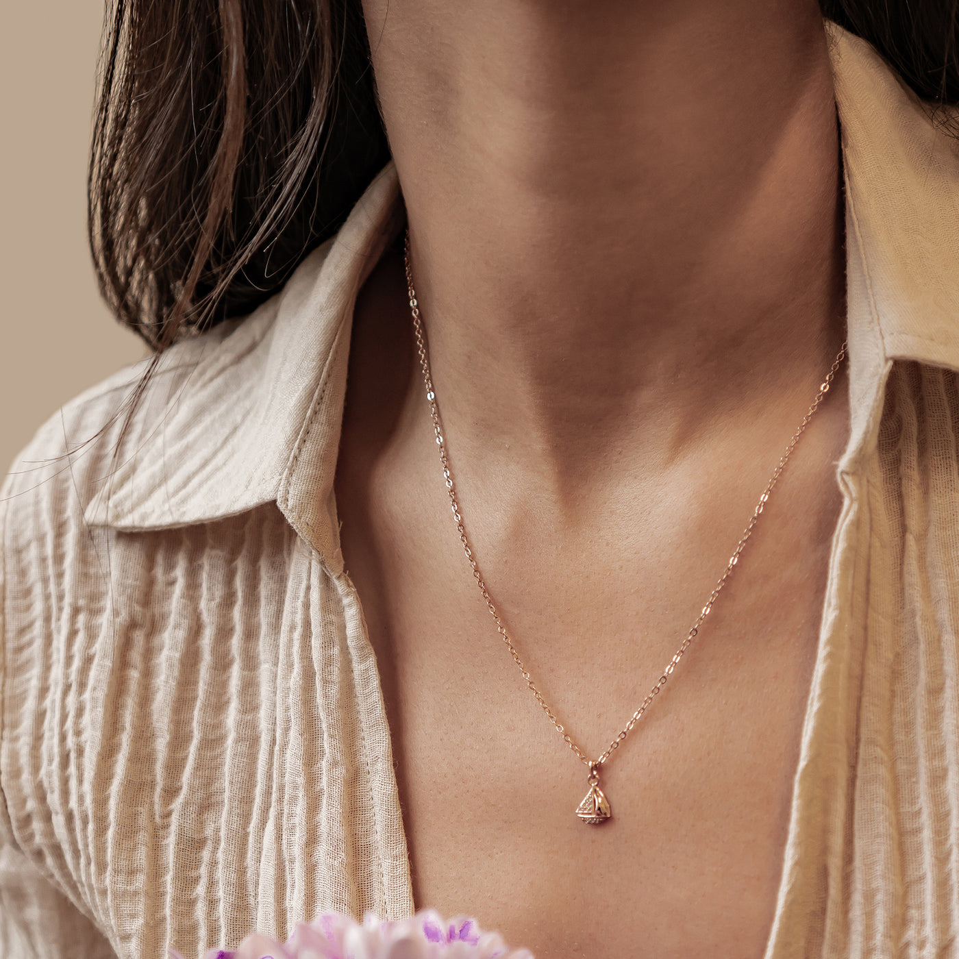 Collier Pendentif Voilier Étincelant en Argent Sterling