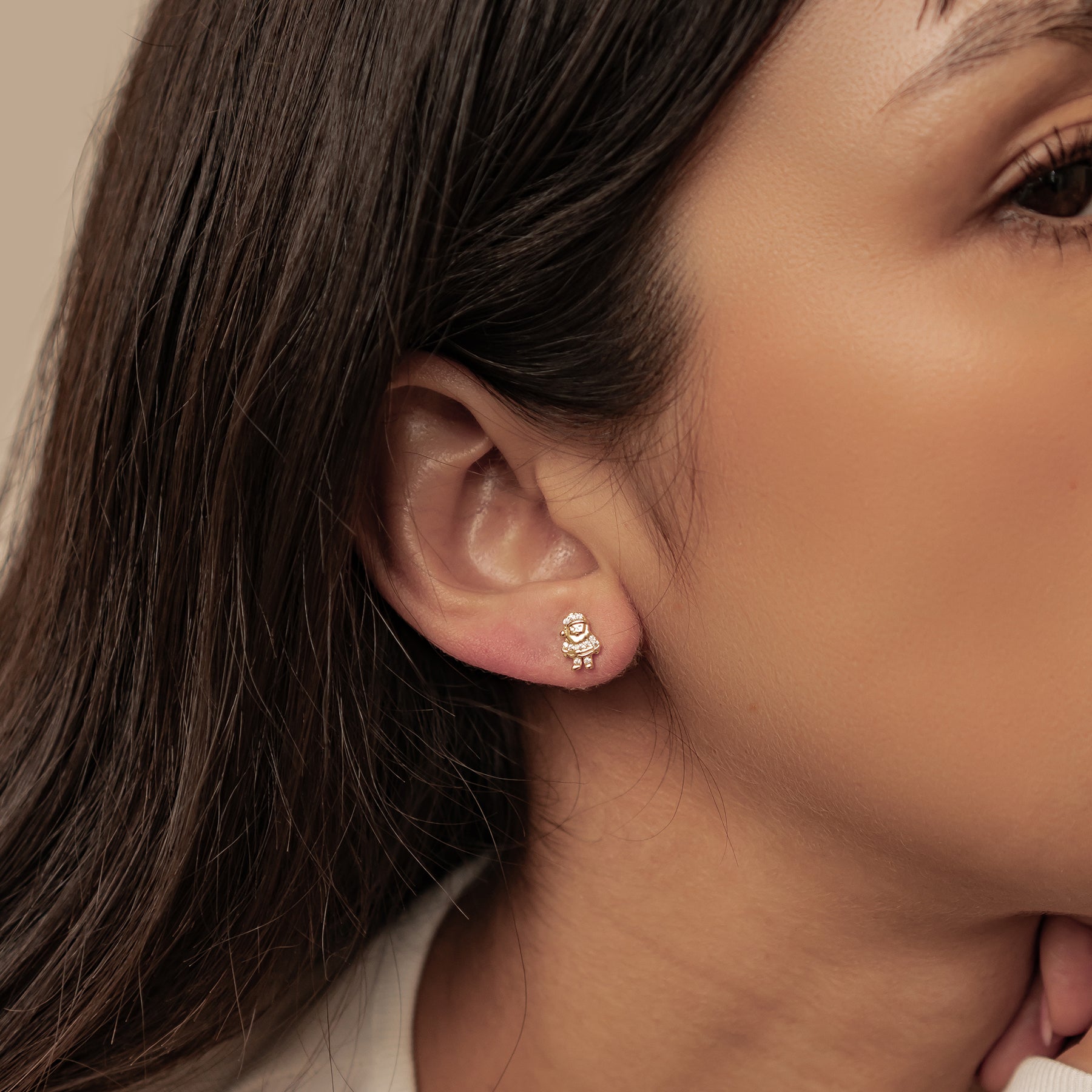 Boucles d’oreilles Santa & Christmas Stocking Argent Sterling