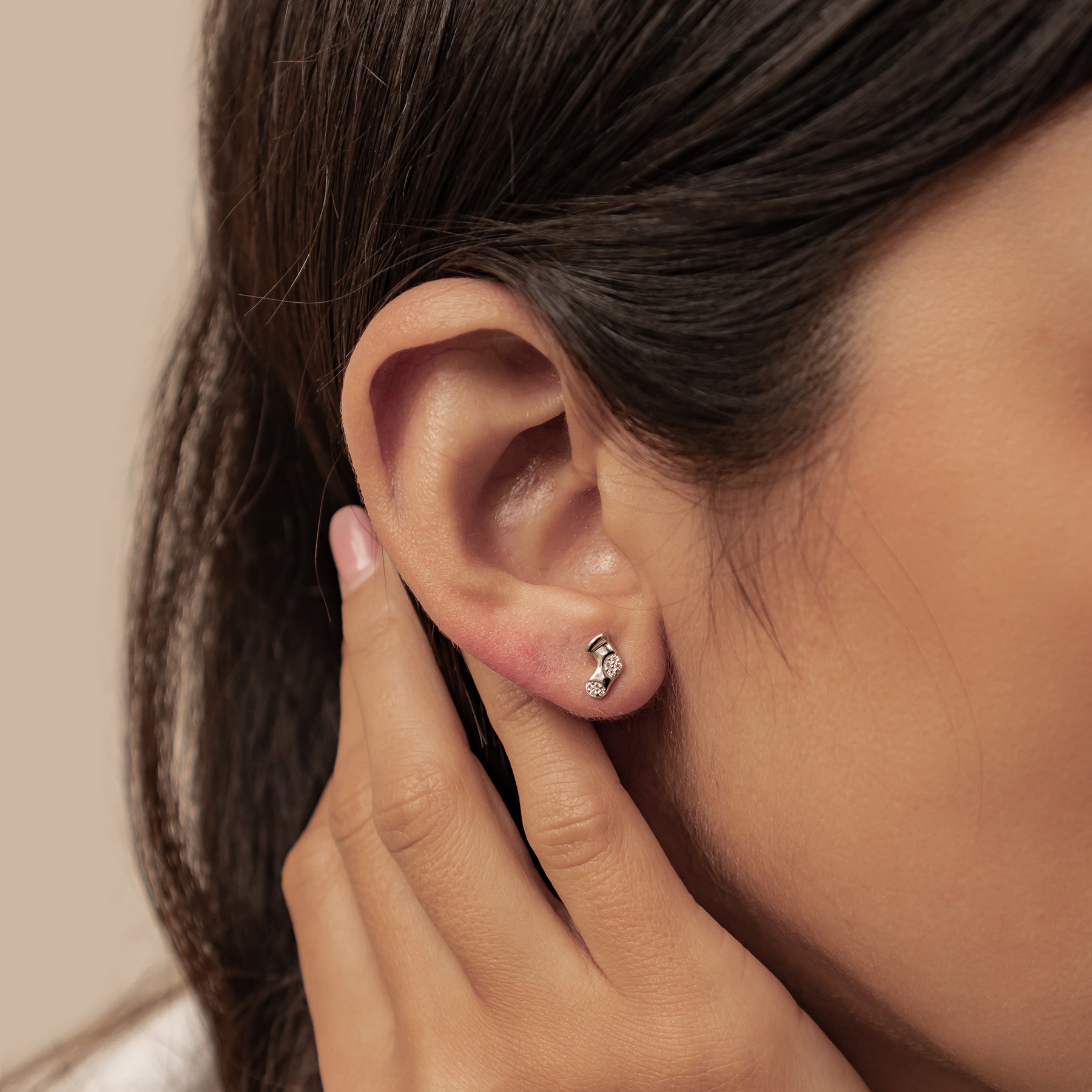 Boucles d’oreilles Santa & Christmas Stocking Argent Sterling