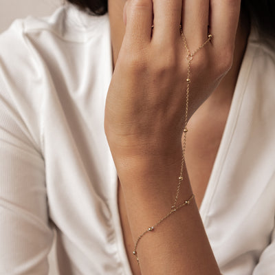 Satellite Hand Chain Bracelet