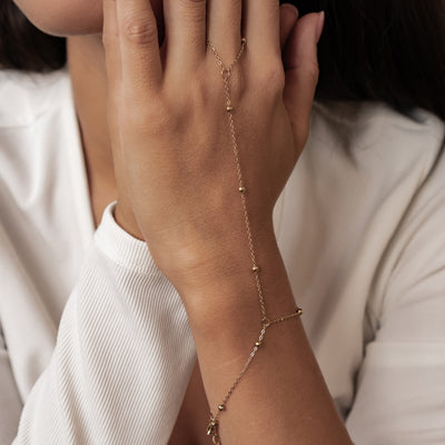 Satellite Hand Chain Bracelet