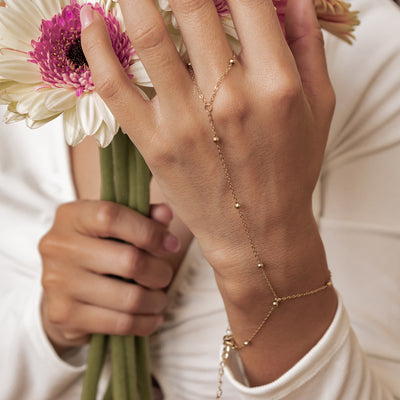 Satellite Hand Chain Bracelet