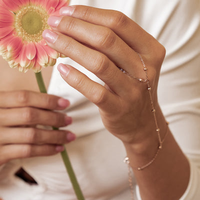 Satellite Hand Chain Bracelet
