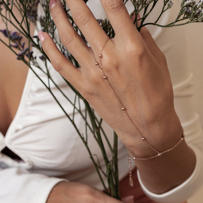 Satellite Hand Chain Bracelet