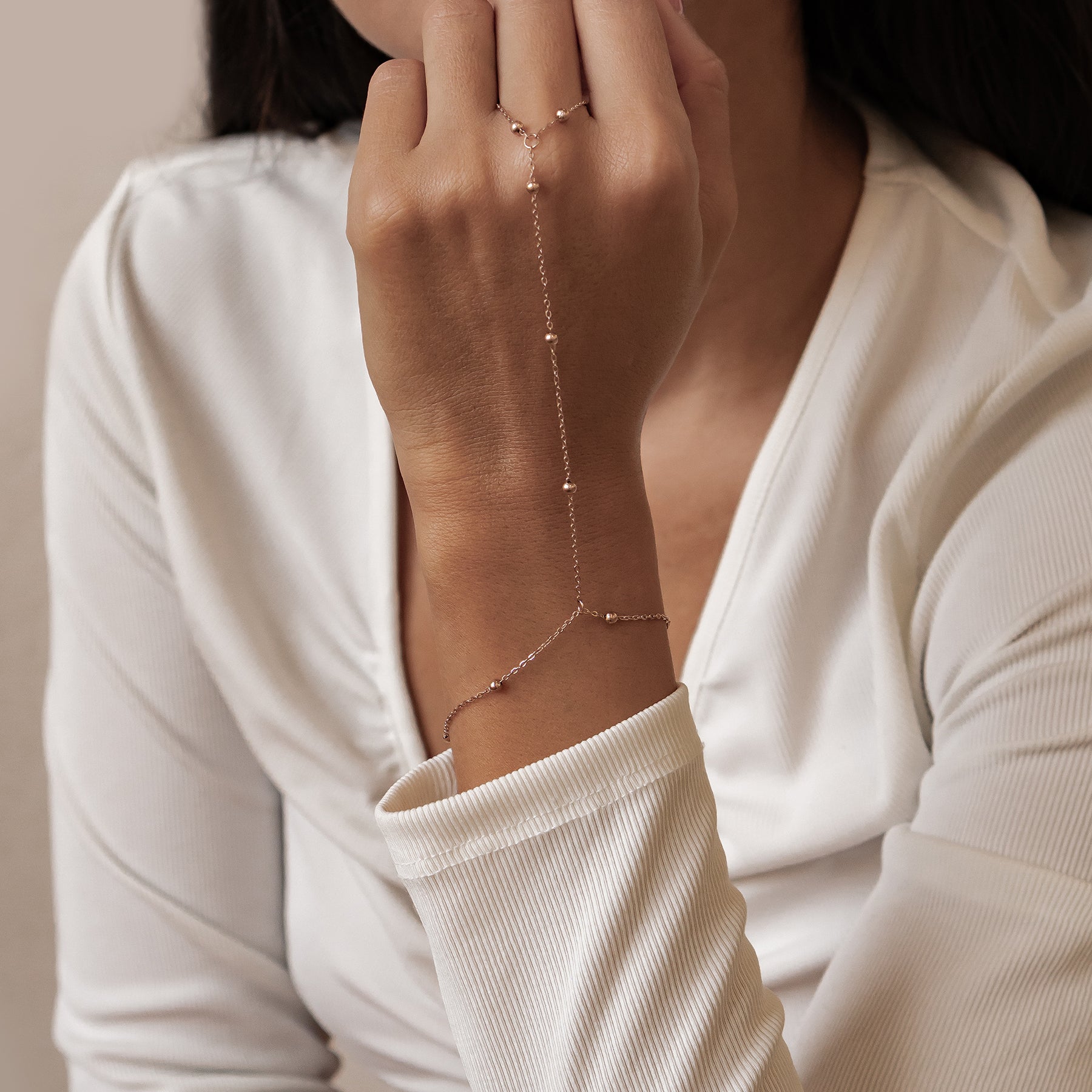 Satellite Hand Chain Bracelet