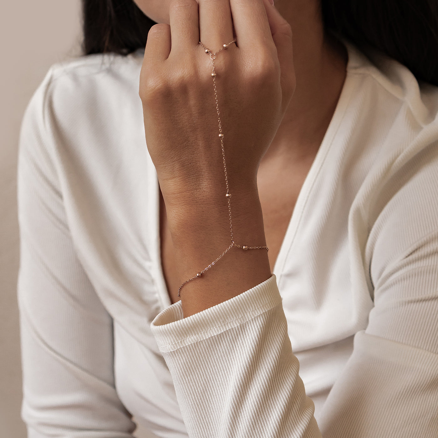 Satellite Hand Chain Bracelet