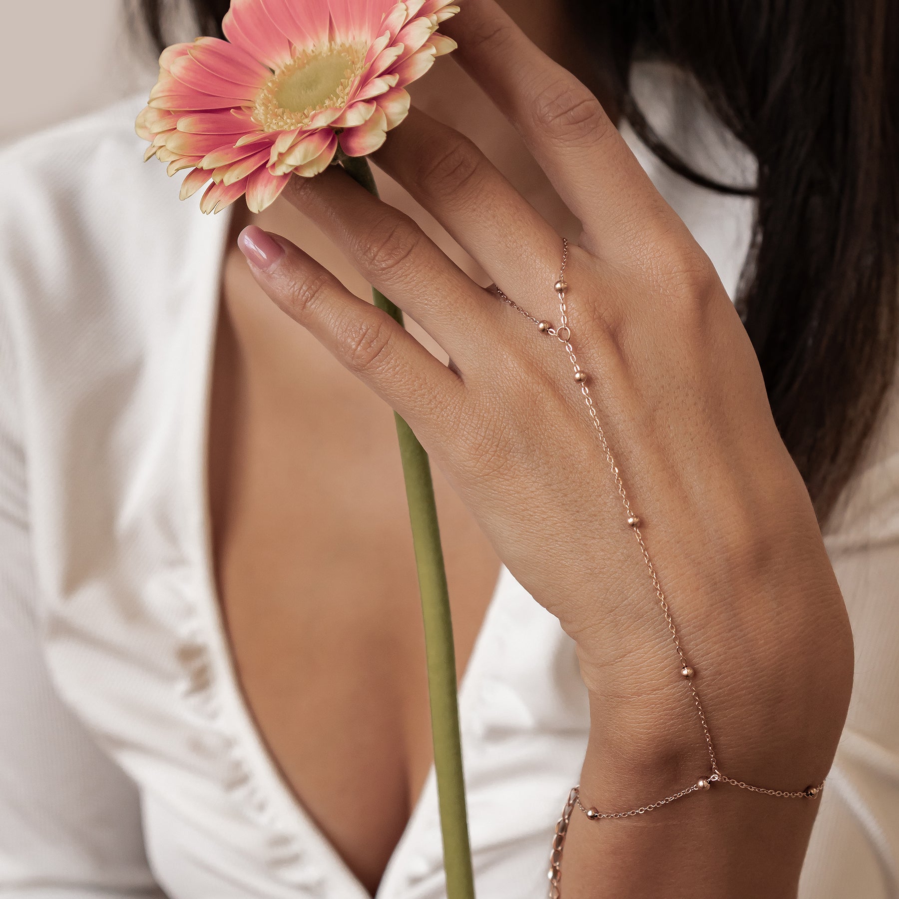 Satellite Hand Chain Bracelet