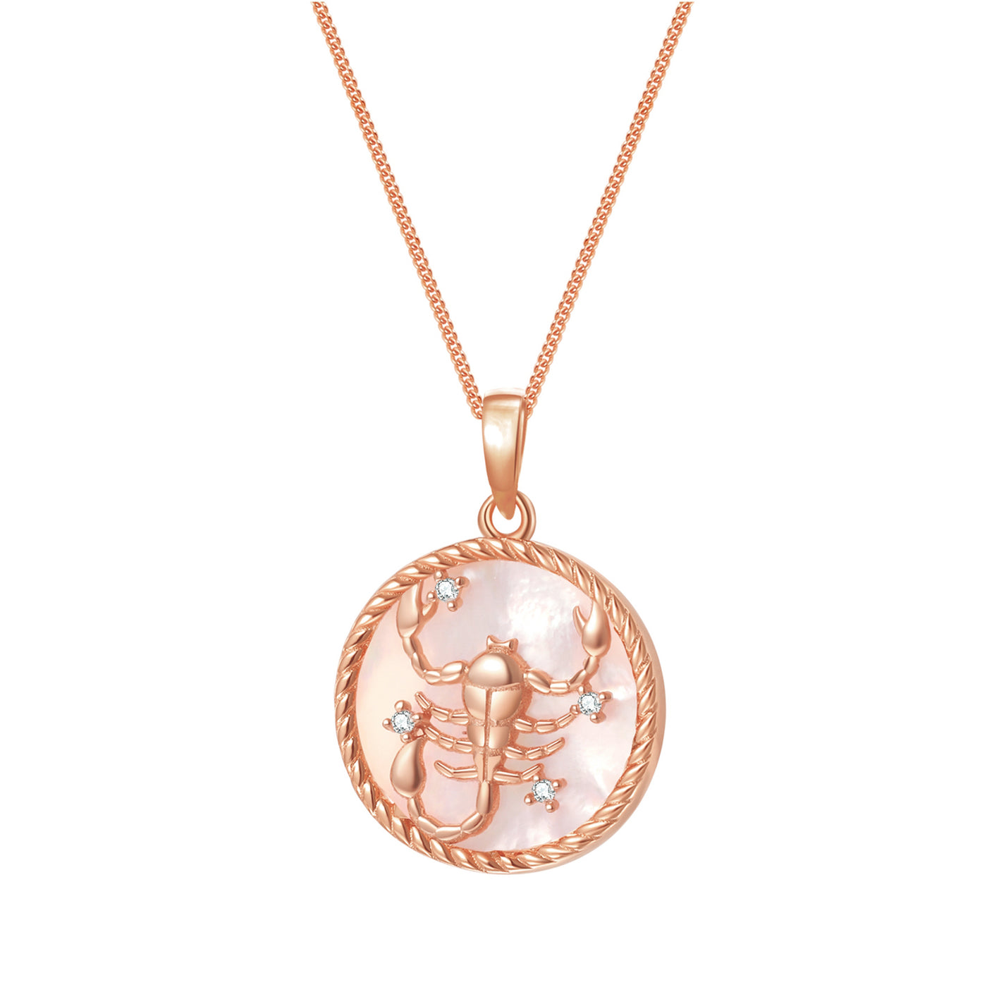 Collier pendentif zodiaque Scorpion