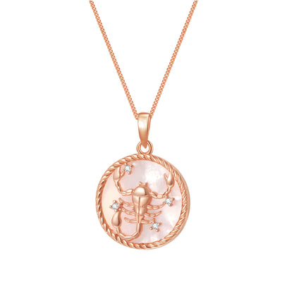 Collier pendentif zodiaque Scorpion