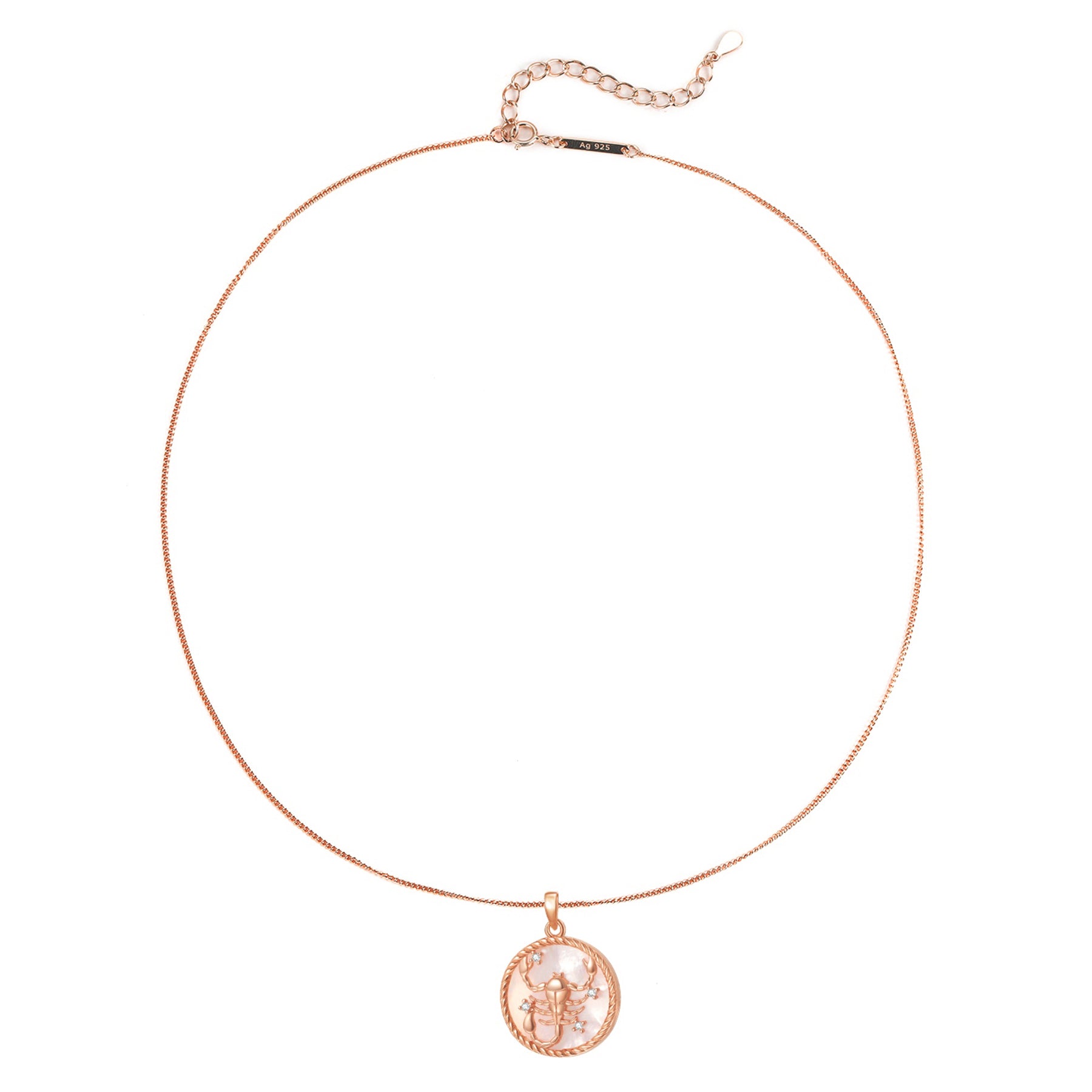 Scorpio Zodiac Pendant Necklace