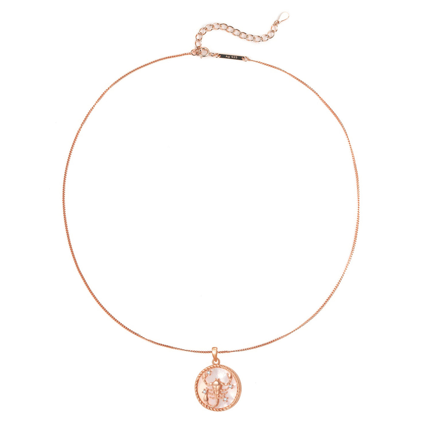Collier pendentif zodiaque Scorpion