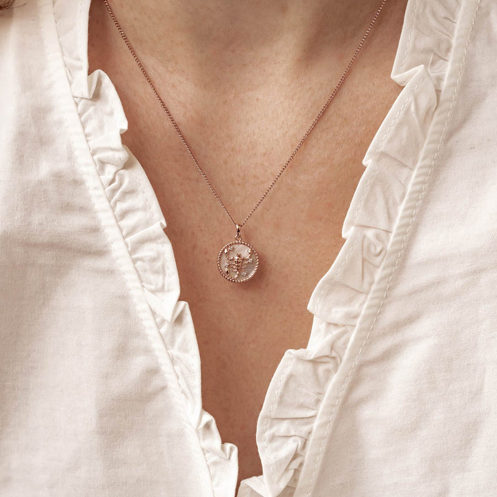 Collar Colgante Escorpio Plata de Ley 925